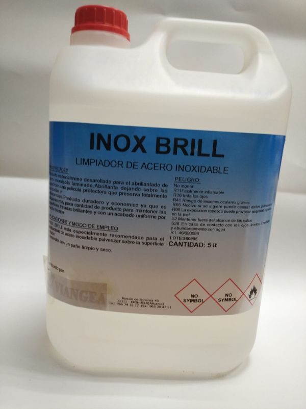 BRILL'INOX - Nettoyant brillanteur - 650 ml - Aexalt - 1518