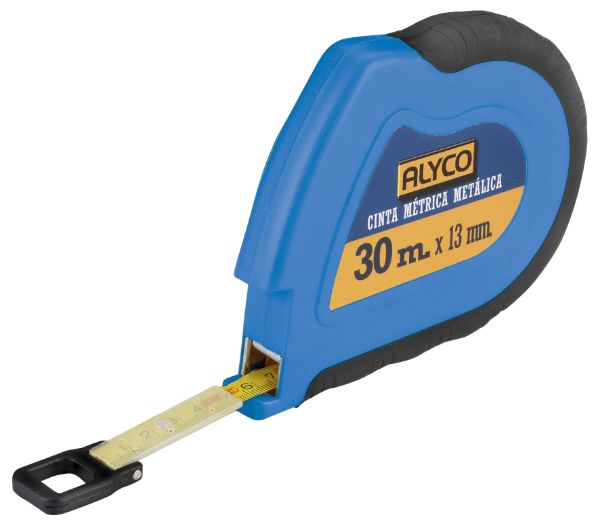 Flexómetro largo de cinta metálica Alyco