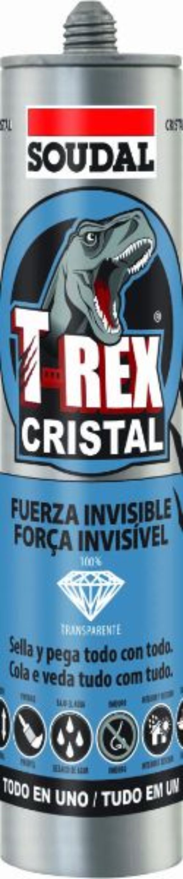 T-Rex cristal transparente Soudal